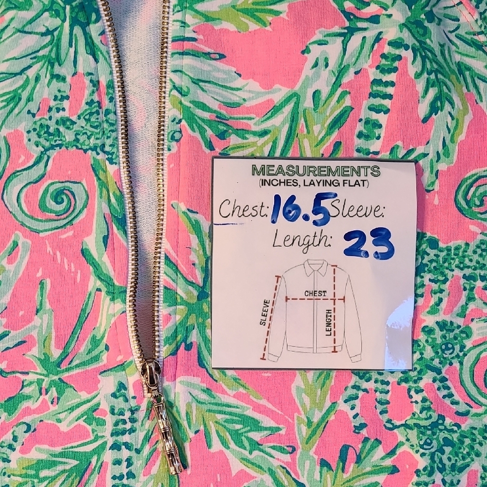 Lilly Pulitzer Skipper Popover Hangin Around Prosecco Pink UPF 50+ XS - Picture 12 of 14